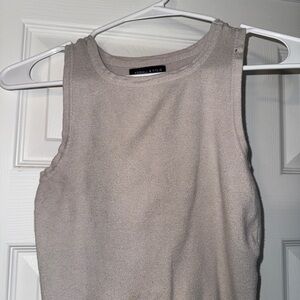 Kendall & Kylie Cream Crop Top